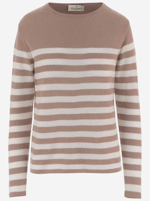 Cashmere Sweater With Striped Pattern