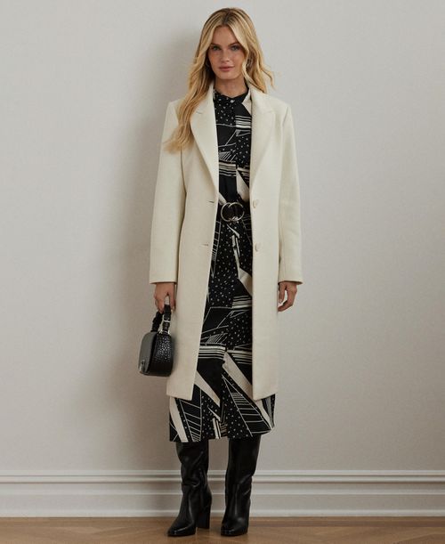 Women's Wool-Blend Walker Coat - Mascarpone