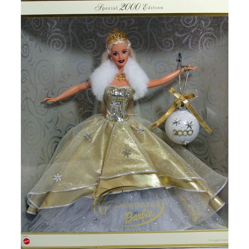 Barbie Celebration Special Edition 2000 Holiday Doll