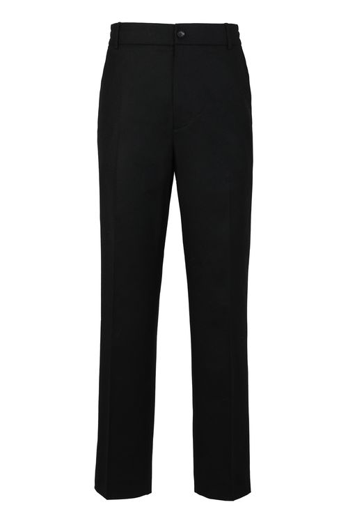 Wool Flannel Tailored Trousers