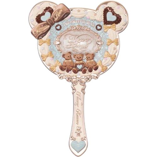 FlowerKnows - The Sweetie Bear Hand Mirror - - Minty Blue