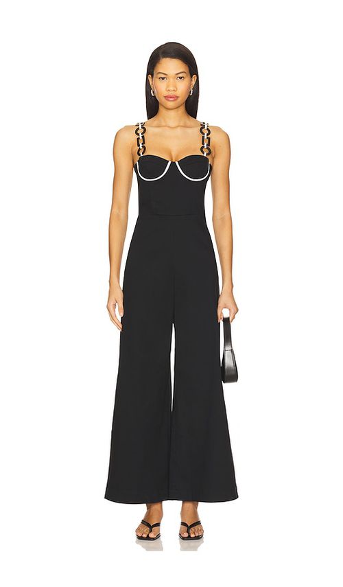 Saudade Charm Jumpsuit in Black. M. Also in