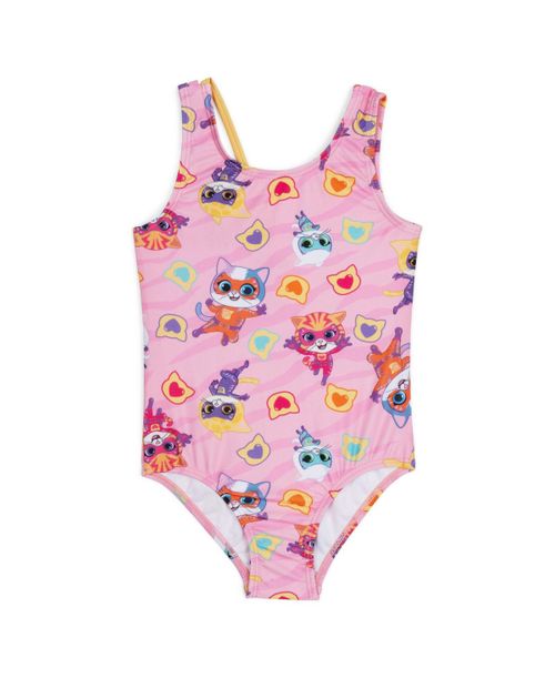 Girls Disney One Piece Swimwear - Tonal pink tiger