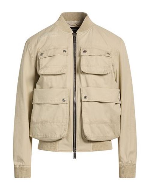 Man Jacket Beige Size 38 Cotton