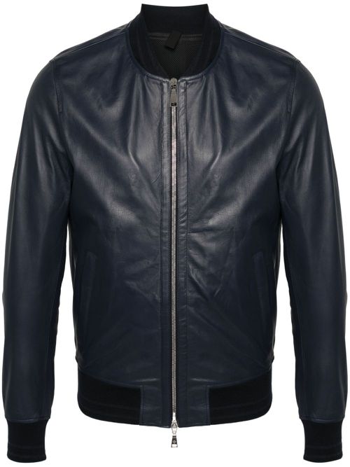 Justin leather jacket - Blue