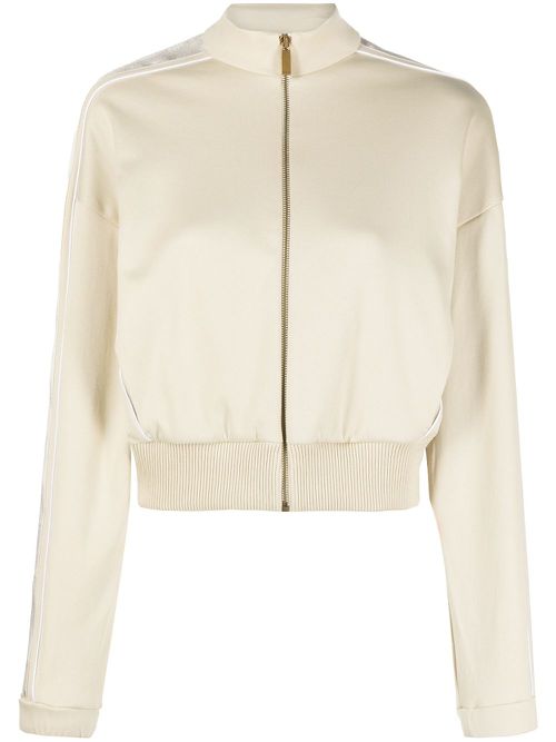 Cropped track jacket - Neutrals