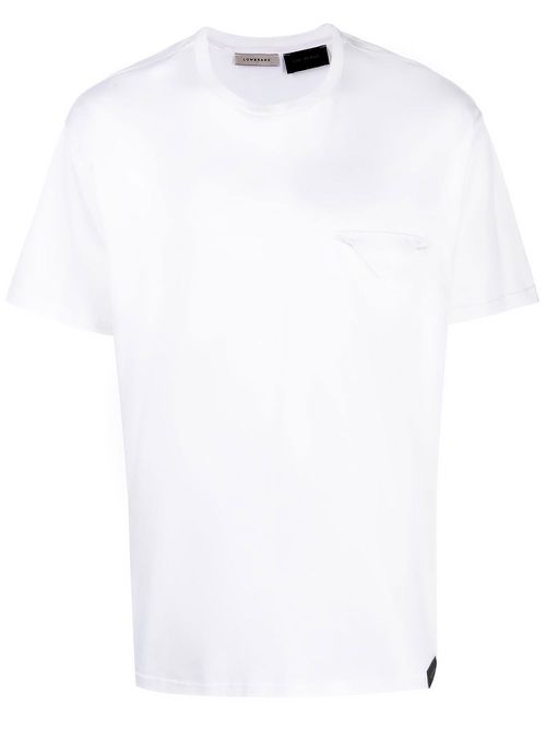 Chest envelope-pocket detail T-shirt - White