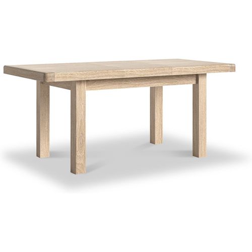 Portland Washed Oak 140-185cm Extendable Dining Table for 4-6 | Roseland