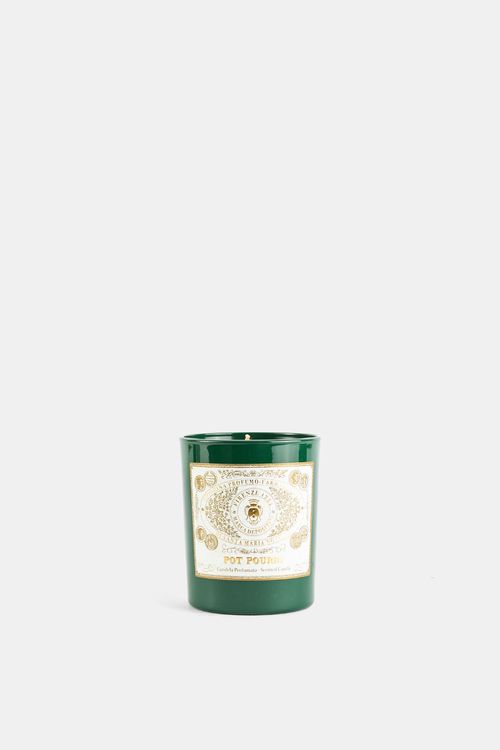 Pot Pourri Scented Candle — Green