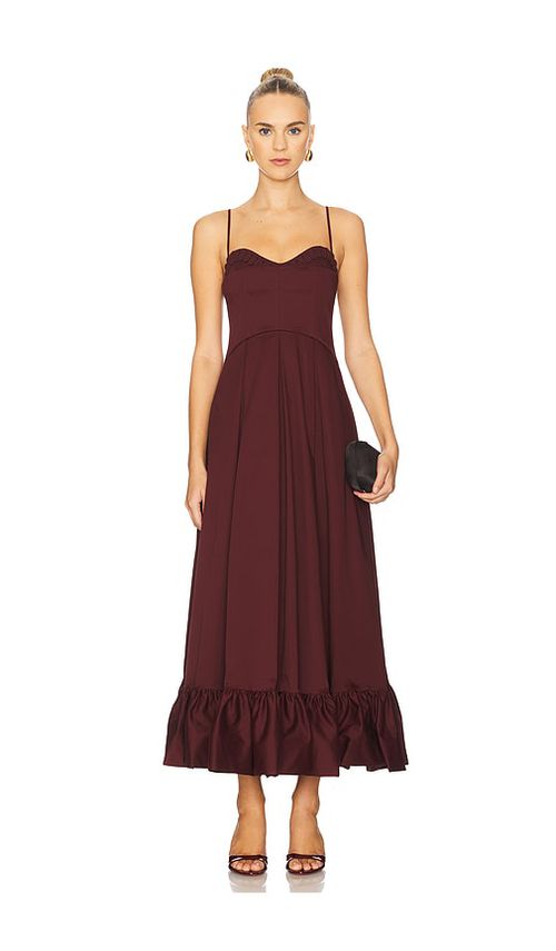 Clea ROBE VANDALIA en Burgundy.  XS. Also en