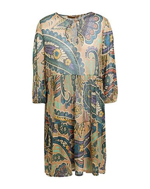 Siyu Woman Mini dress Gold Size 4 Polyester, Polyamide