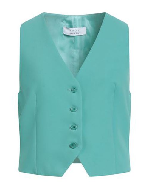 Kaos | Kaos Woman Tailored Vest Turquoise Size 8 Polyester, Elastane |  Realry