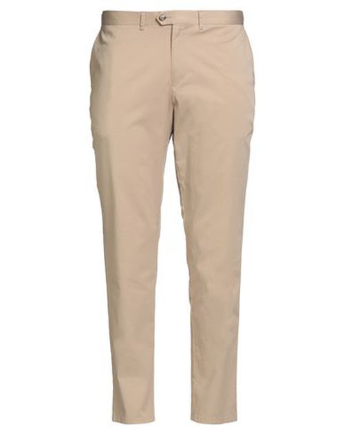 Man Pants Beige Size 38S Cotton, Elastane