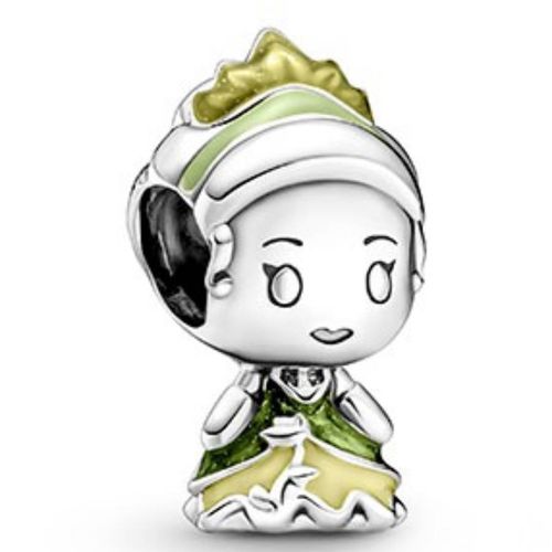 Disney Princess Sterling Silver Tiana And The Frog Charm