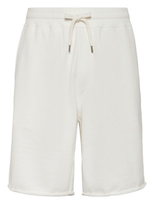 Cotton bermuda shorts - White