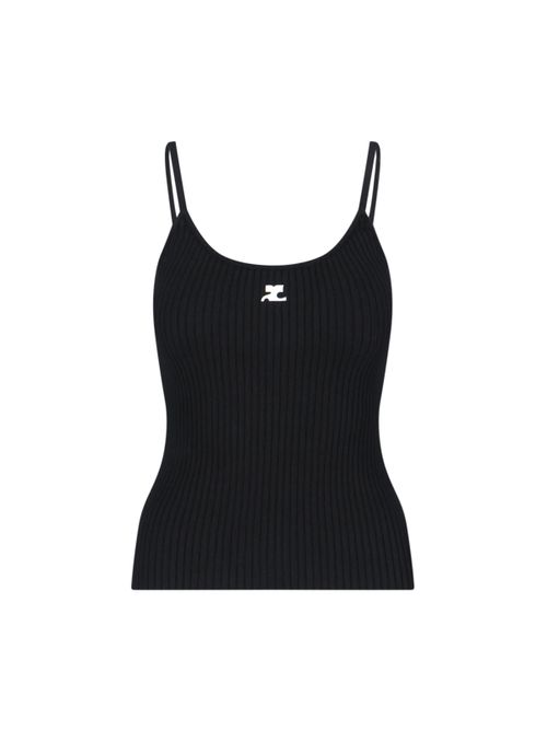Courrèges Sleek Viscose-Blend Top