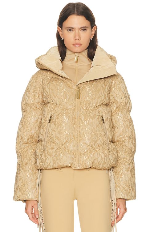 Goldbergh Fiora Ski Jacket in Caramello - Beige. 40 also