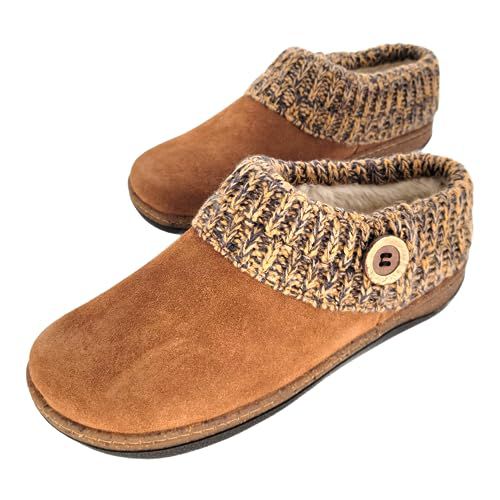Clarks Womens Slipper Knitted Sweater Collar Clog