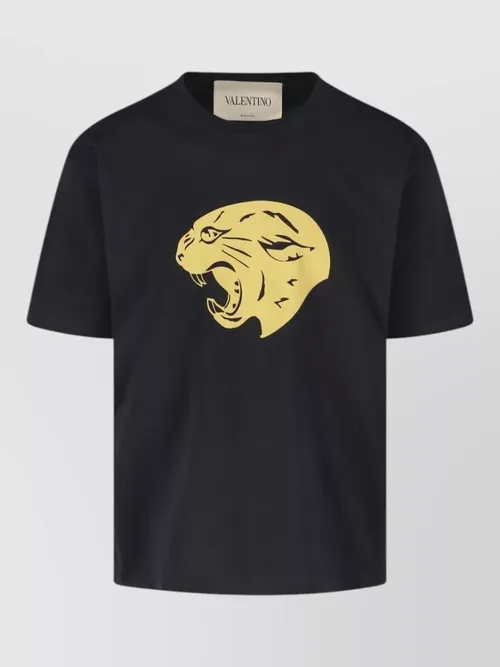 Valentino - crew neck short sleeve graphic print shirt