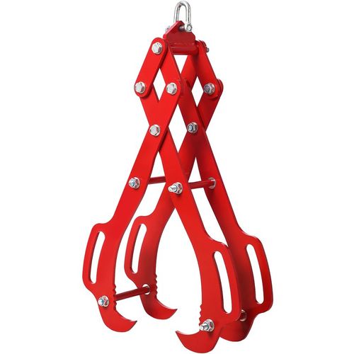 Garvee Heavy Duty Log Lifting Tongs: 36 inch 4 Claw Log Grapple for Logging Tongs,Eagle Claws Design , Lumber Skidding Logging Grabber