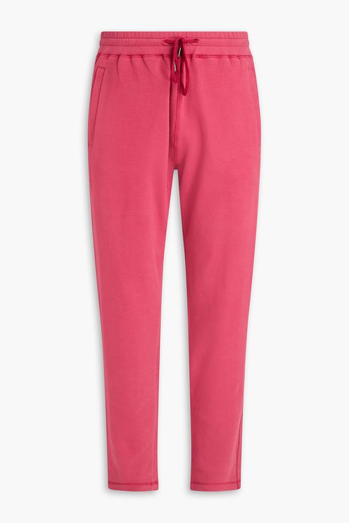 French cotton-blend terry sweatpants - Orange - IT 50