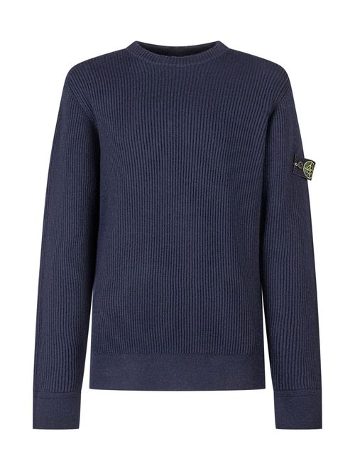 Kids Blue Knitted Sweater