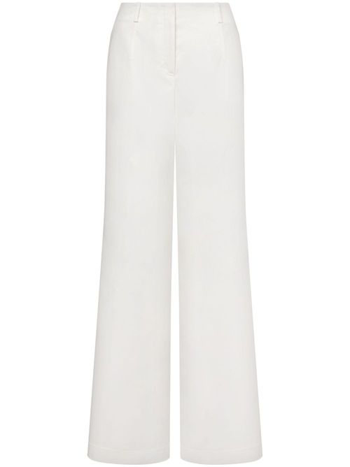 Zipped palazzo pants - Neutrals