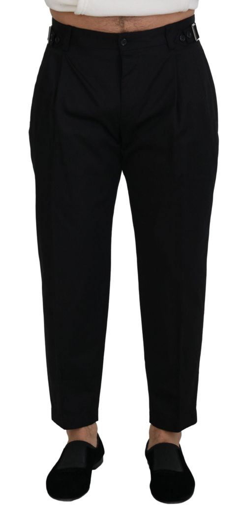 Cotton-Elastane Chino — Black