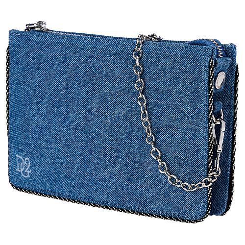 30th Anniversary Denim Clutch w/Detachable Strap