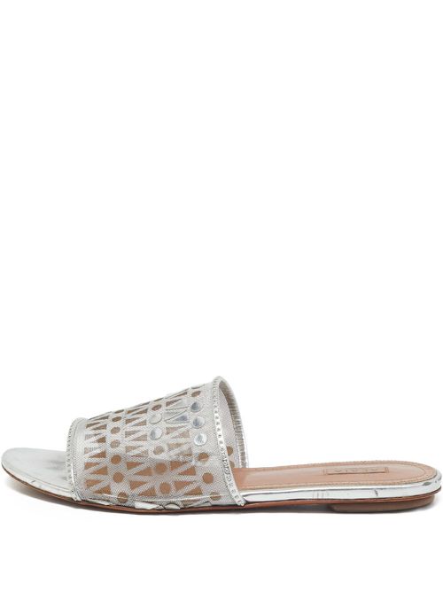 Mesh sandals - Silver