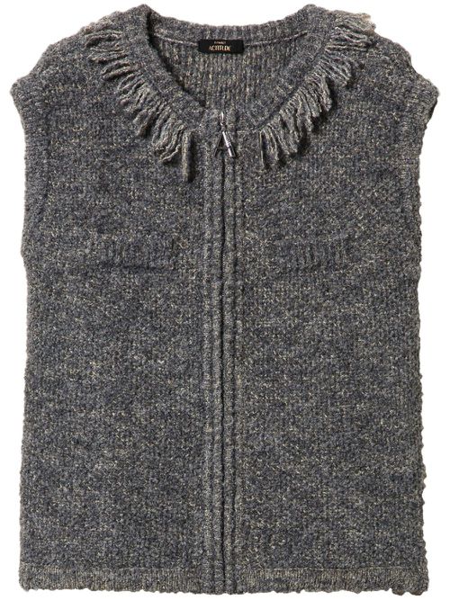 Bouclé gilet - Grey