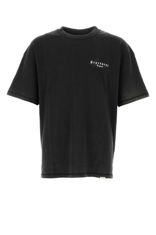 Black Cotton Oversize England Legacy T-shirt