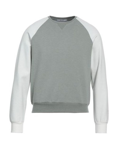 At. p.co Man Sweatshirt Sage green Size L Polyester, Viscose, Elastane