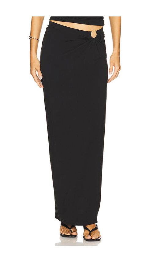 Good American Stretch Jersey Maxi Skirt in Coral. - S also in XS, M, L, XXL/2X, XXXL/3X