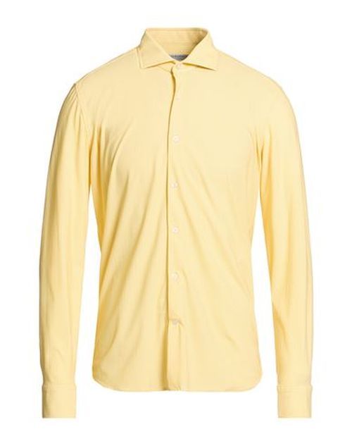 Man Shirt Yellow Size 16 ½ Polyamide, Elastane