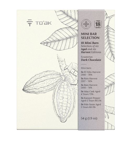18 Mini Dark Chocolate Bar Selection Harvest & Aged
