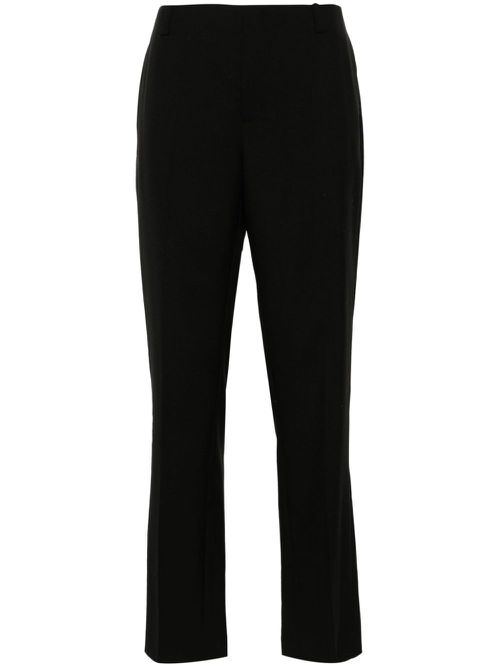 Virgin wool trousers - Black
