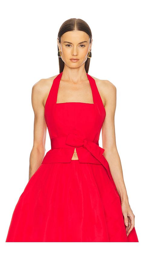 Cult Gaia ÄRMELLOSES OBERTEIL ANITA in Red. Größe 4. Also in