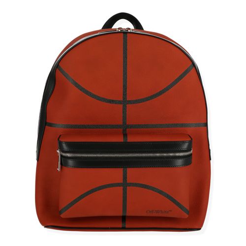 Off White Mens Orange/Black Backpack