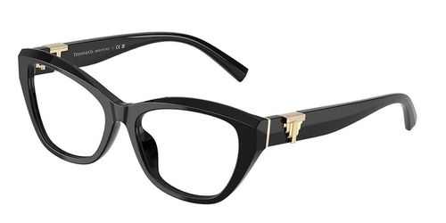 Tiffany & Co. TF2268U 8001 Women's Eyeglasses Black Size 52 - Blue Light Block Available