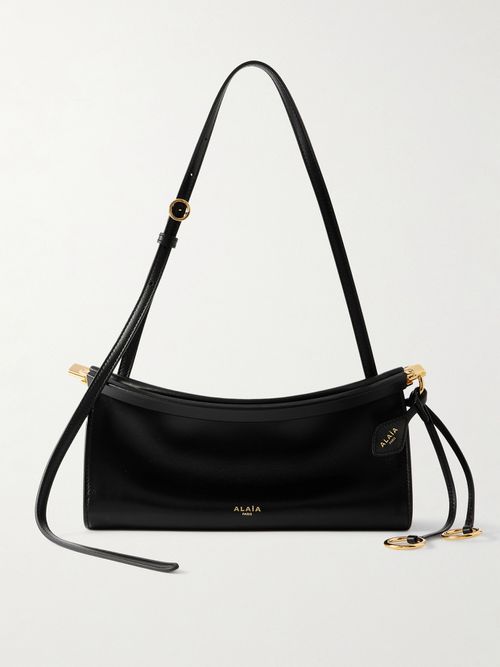 Click E/w Small Leather Shoulder Bag - Black