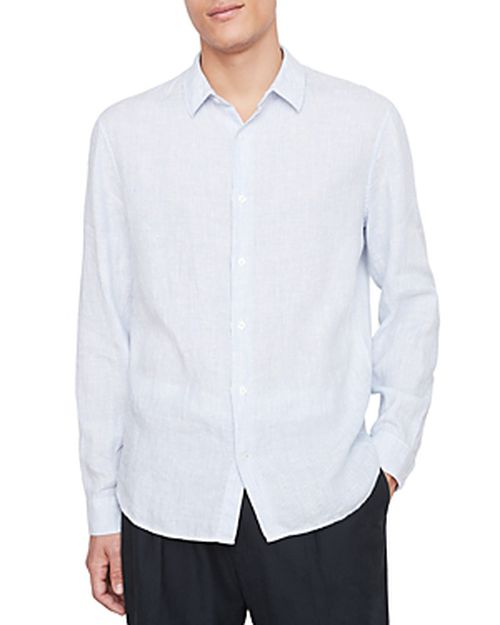 Striped Long Sleeve Button Down Shirt
