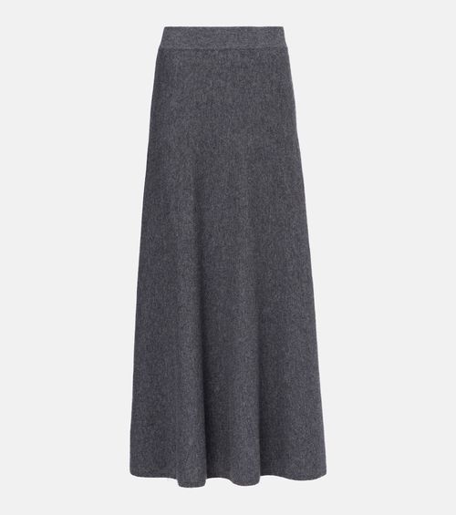 Torie knitted cashmere maxi skirt