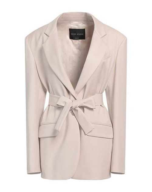 Hebe Studio Woman Blazer Beige Size 2 Polyester, Viscose, Elastane