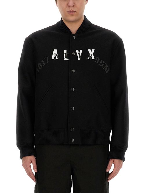 1017 Alyx Bomber Jacket With Logo