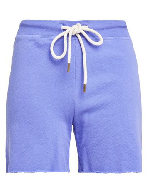The Great. Woman Shorts & Bermuda Shorts Purple Size 0 Cotton