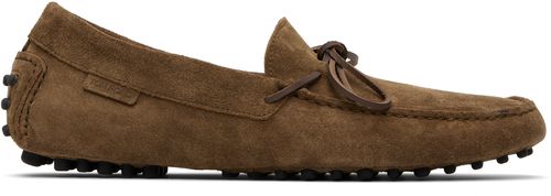 Taupe Rod Suede Loafers