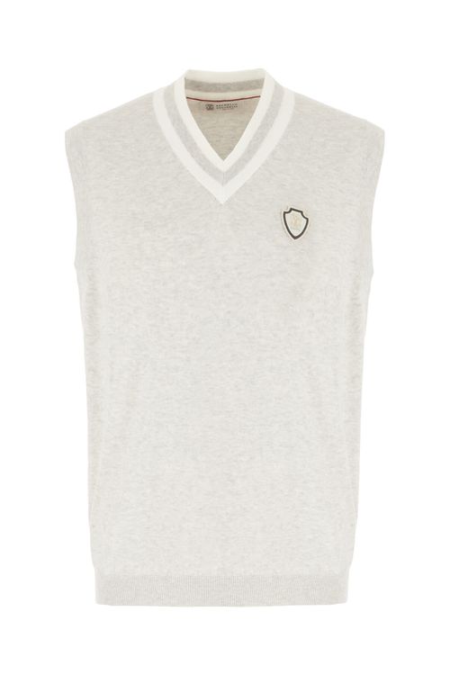 Light Grey Cotton Vest