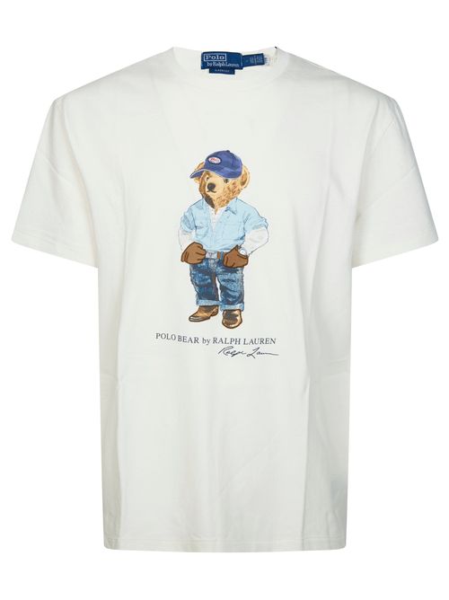 Classic Fit T-shirt with White Polo Bear