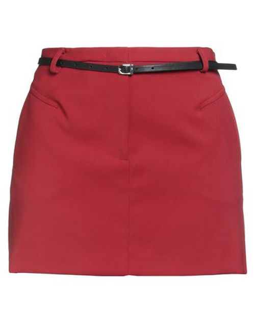 Woman Mini skirt Brick Size 4 Polyester, Elastane
